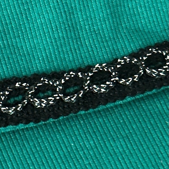 Rafaela Green Funnel Neck ribbed sweater - Picture 4 of 4